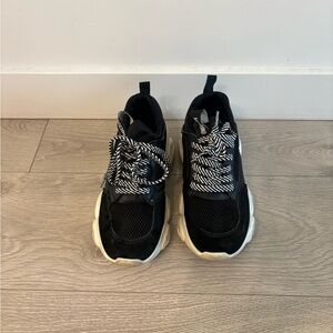 Moschino Black and White Sneakers